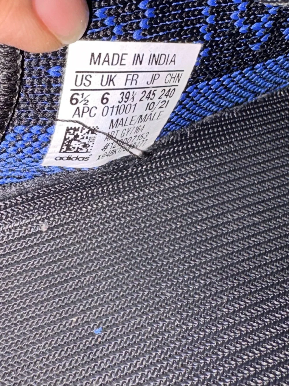 Yeezy Boost 350 Dazzling Blue size 6.5 with box